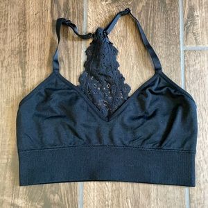 Lace Racerback Bralette Size XS